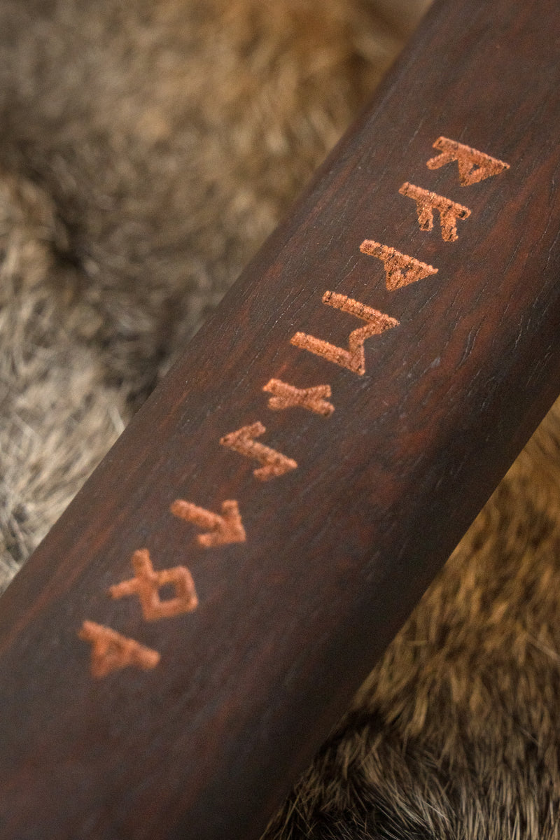 Set Viking bijl en mes, semi-scherp