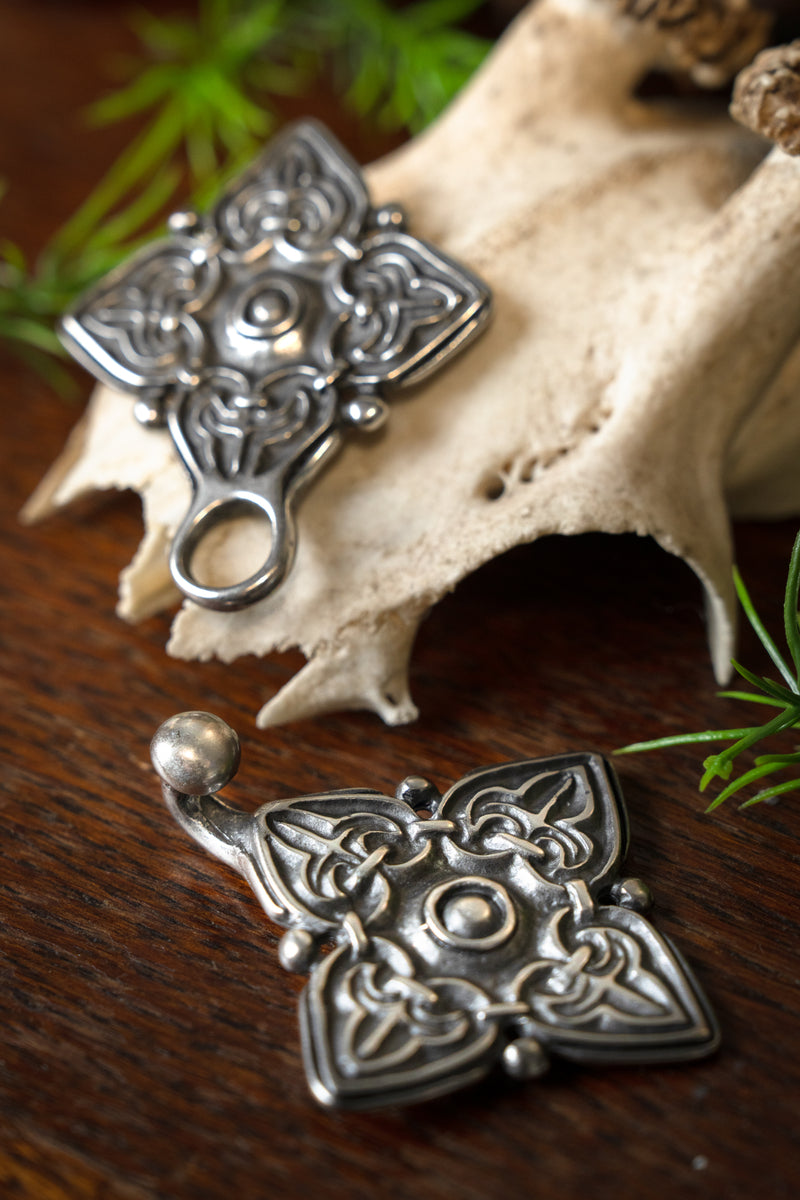 Rusvik Kaftan lukning, forsølvet, zamak 