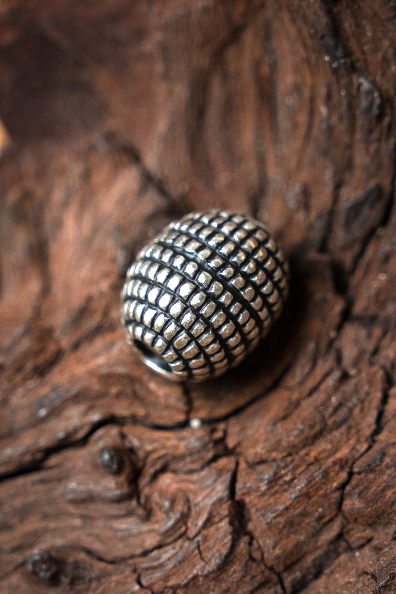 Vikkelbaard Bead Dublin, sølvbelagt bronze