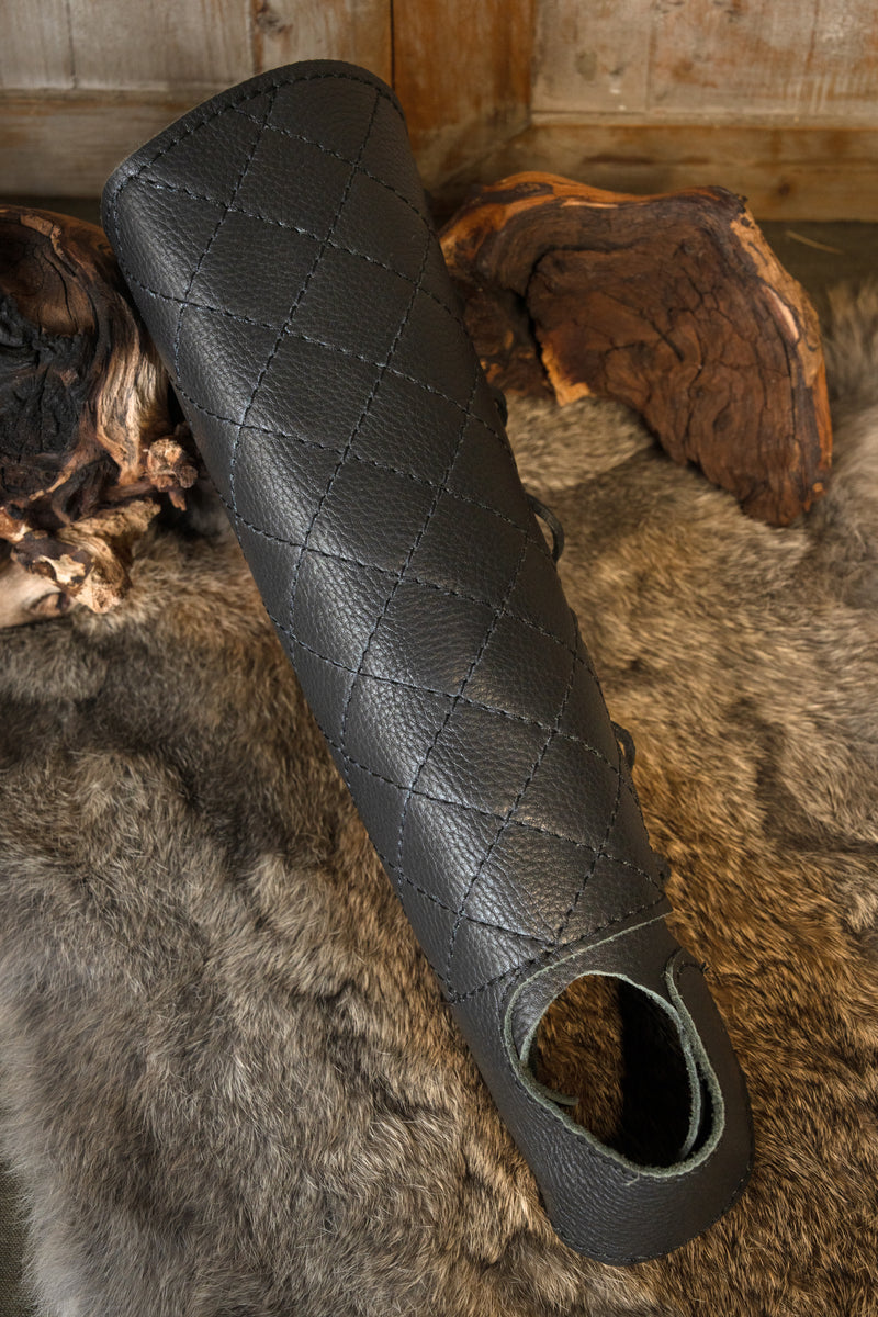 Boogschutter bracer rechterhand, zwart