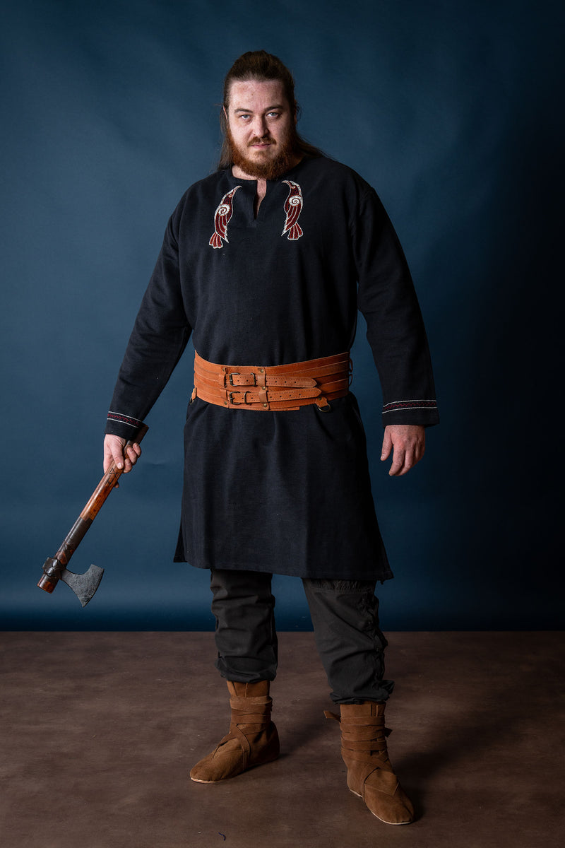 Viking Tuniek Hugin & Munin, zwart