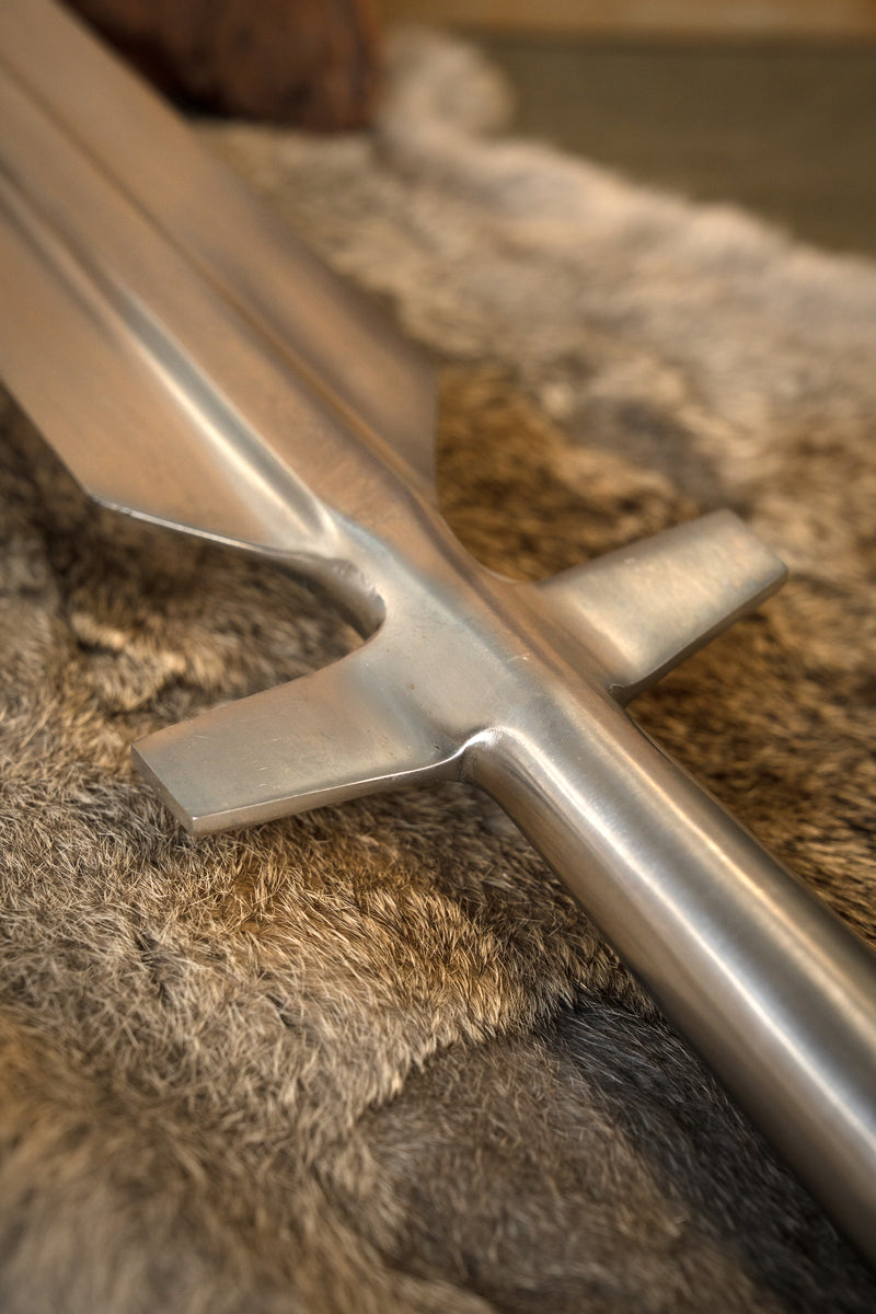 Geflügelter Wikinger-Speer, semi-scharf 