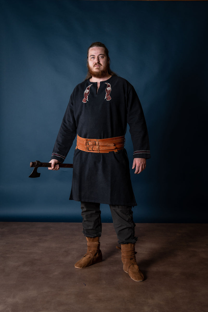 Viking Tuniek Hugin & Munin, zwart