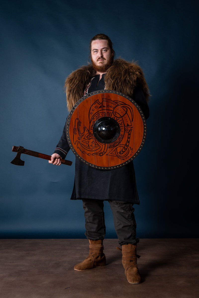 Viking schild draak, 60 cm