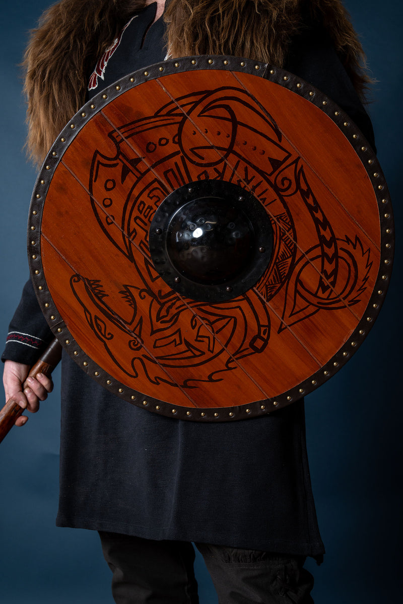 Viking schild draak, 60 cm