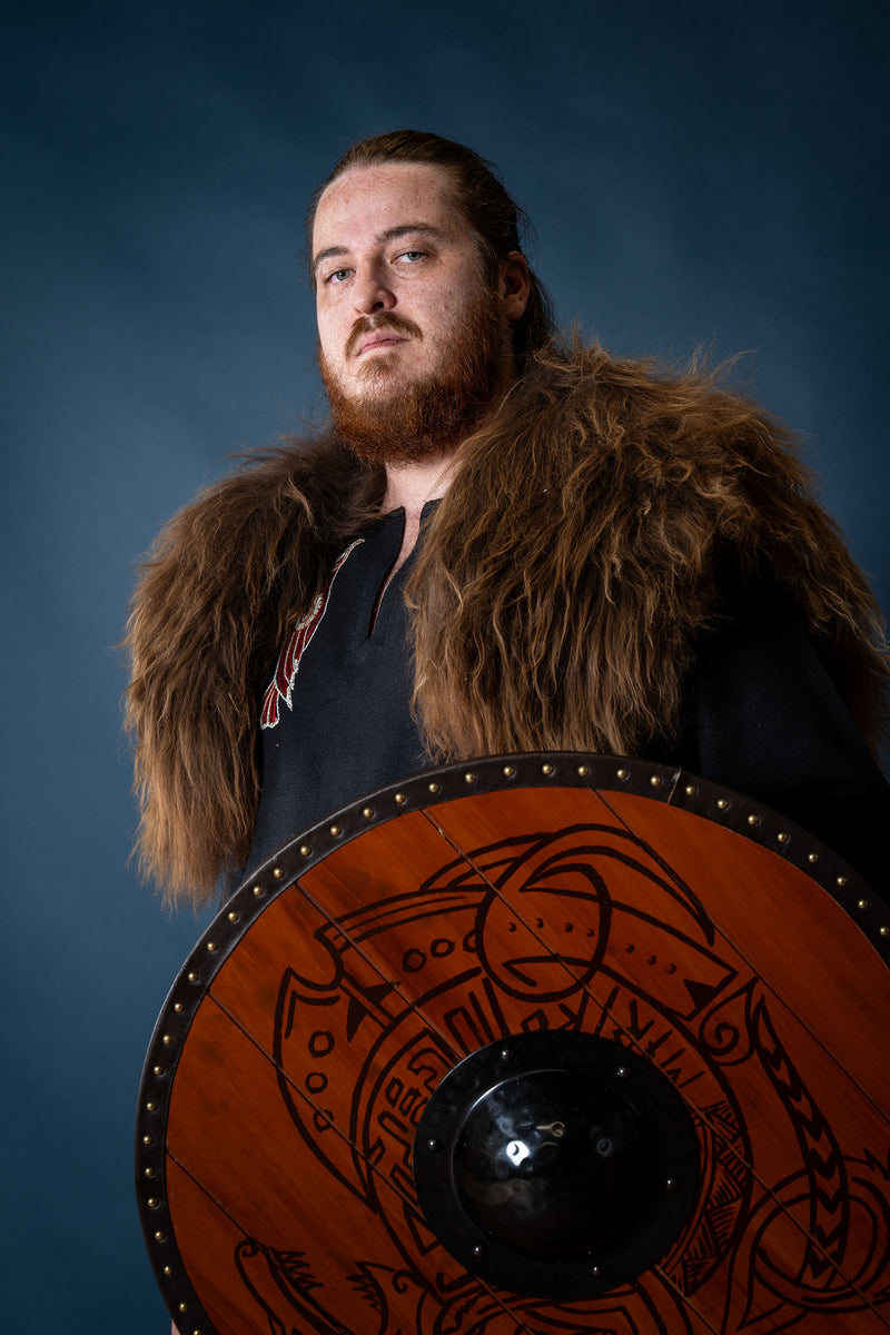 Schapenvacht voor schouders Ragnar, bruin