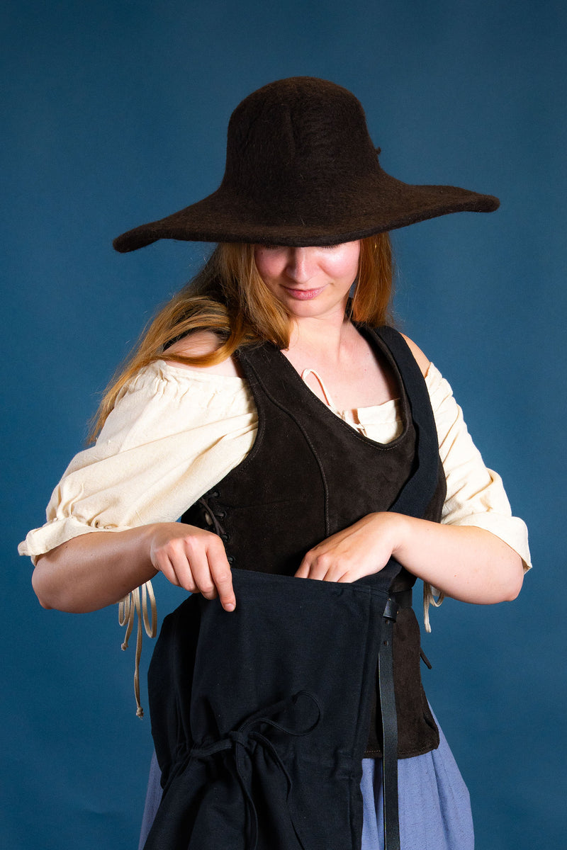 Hat Guthrie, brown, wool felt