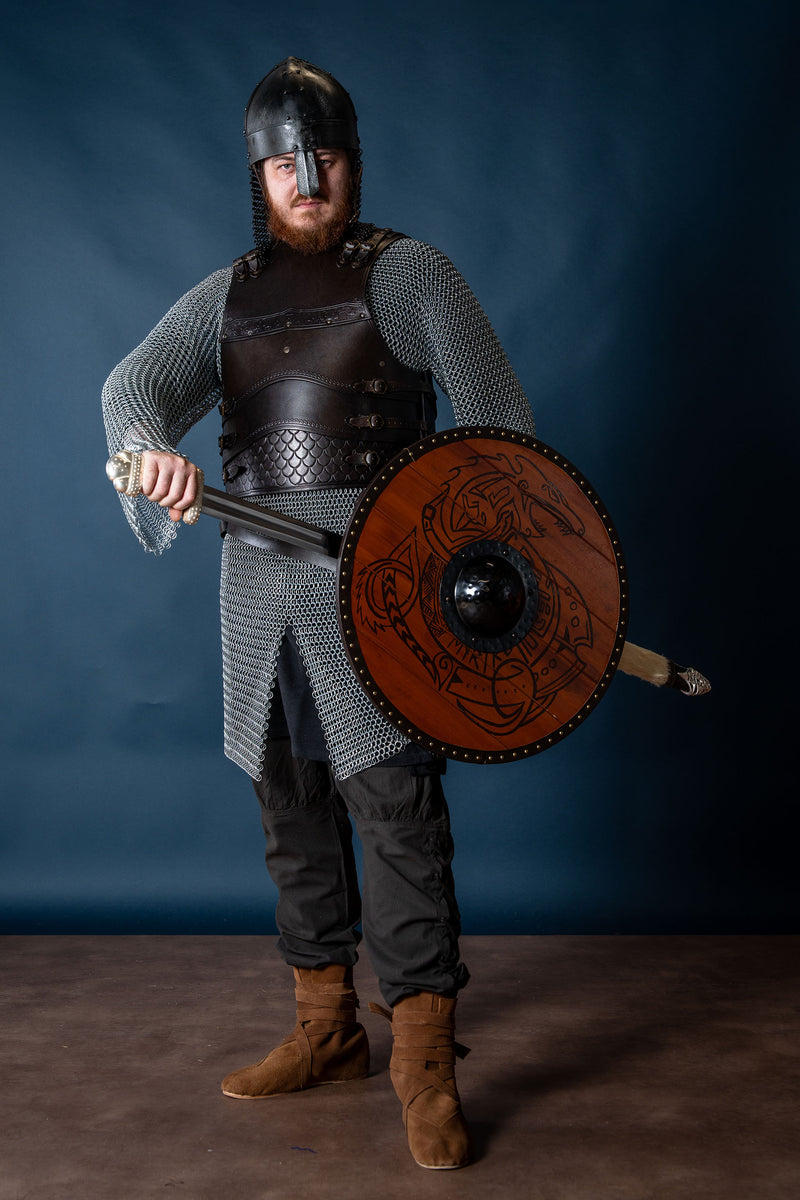 Viking schild draak, 60 cm