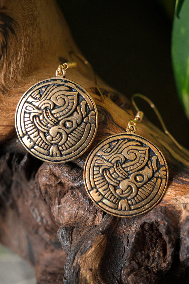 Viking oorbellen Birka, brons