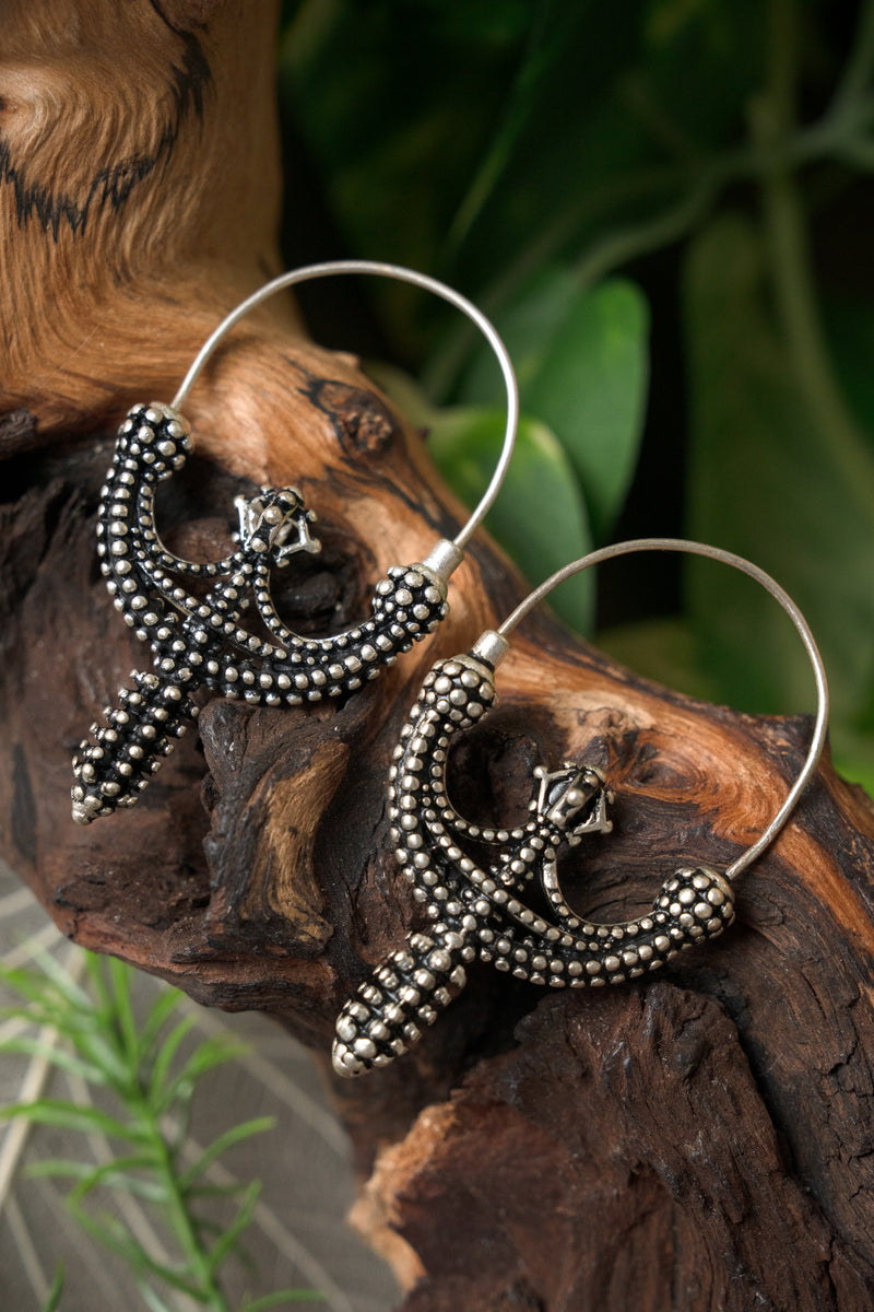 Slava orecchini Zawada Lanckorońska, bronzo argentato 