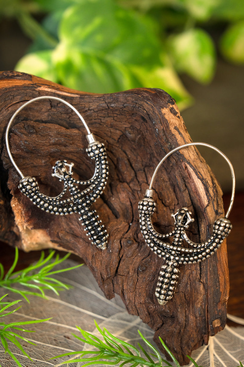 Slava orecchini Zawada Lanckorońska, bronzo argentato 