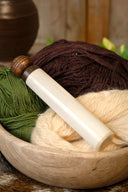 Caja de agujas de hueso medieval 