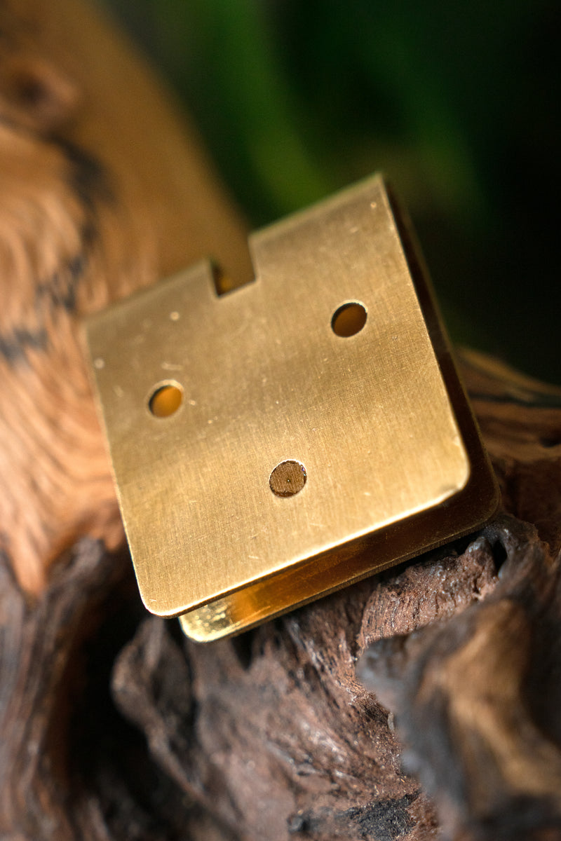 Hebilla de 3 cm, bronce 