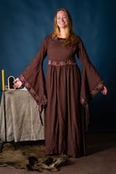 Medieval vestido Eleonora, rojo 