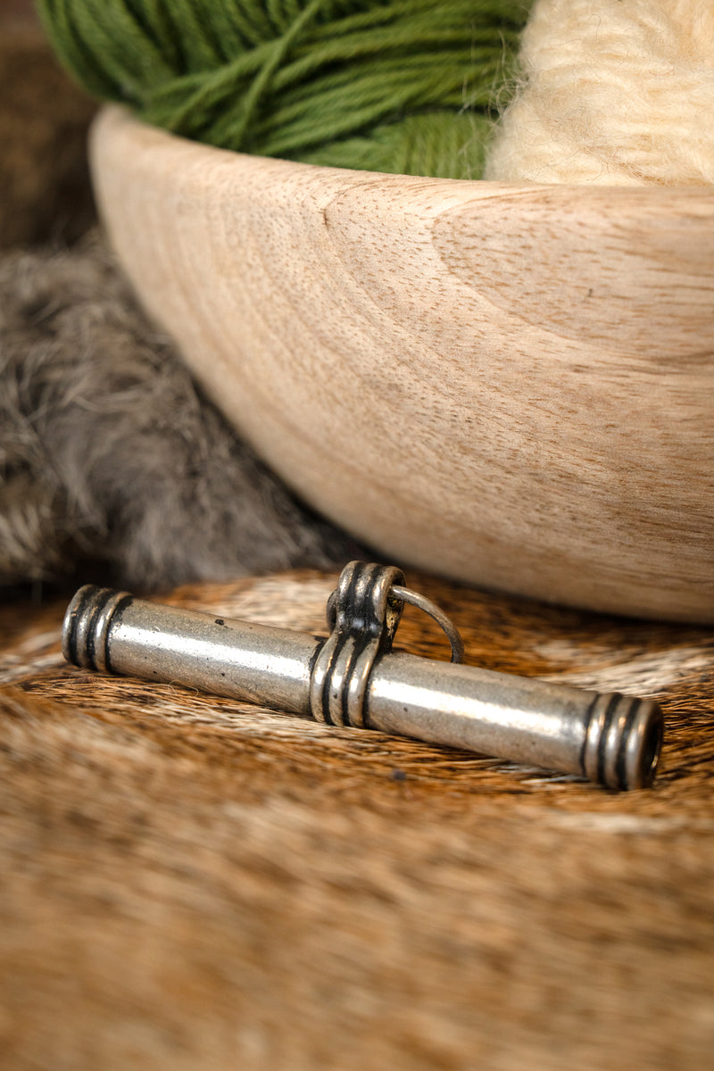 Viking naaldenkoker, verzilverd