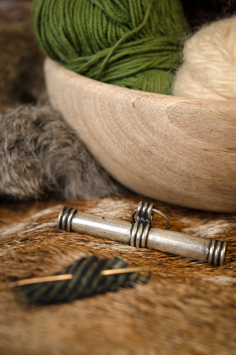 Viking naaldenkoker, verzilverd