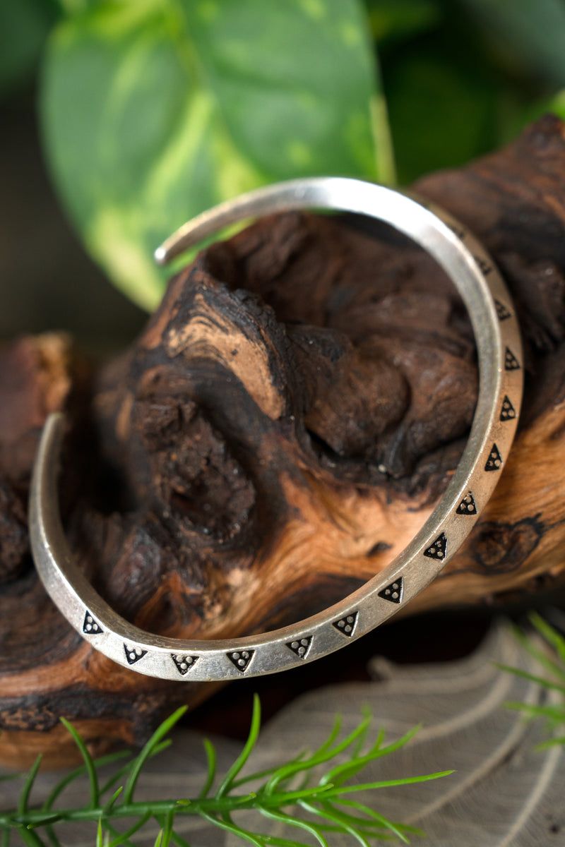 Viking geldarmband (sog), verzilverd brons