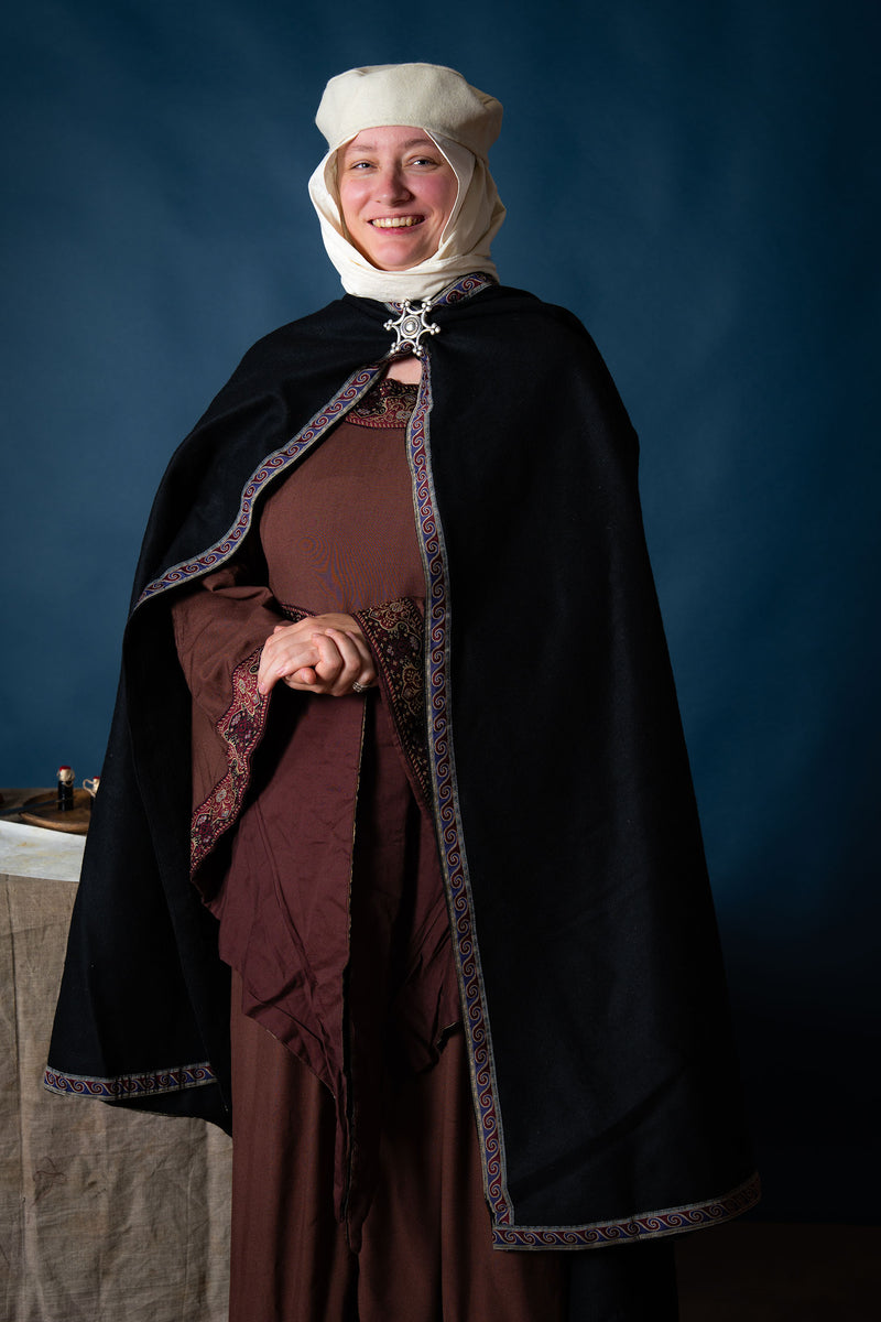 Medieval vestido Eleonora, rojo 