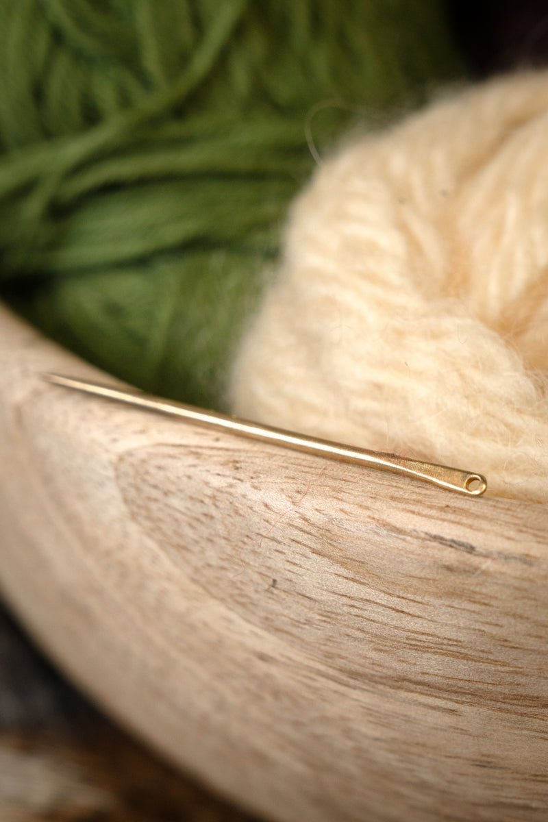 Messingen naald 5 cm, prijs per stuk