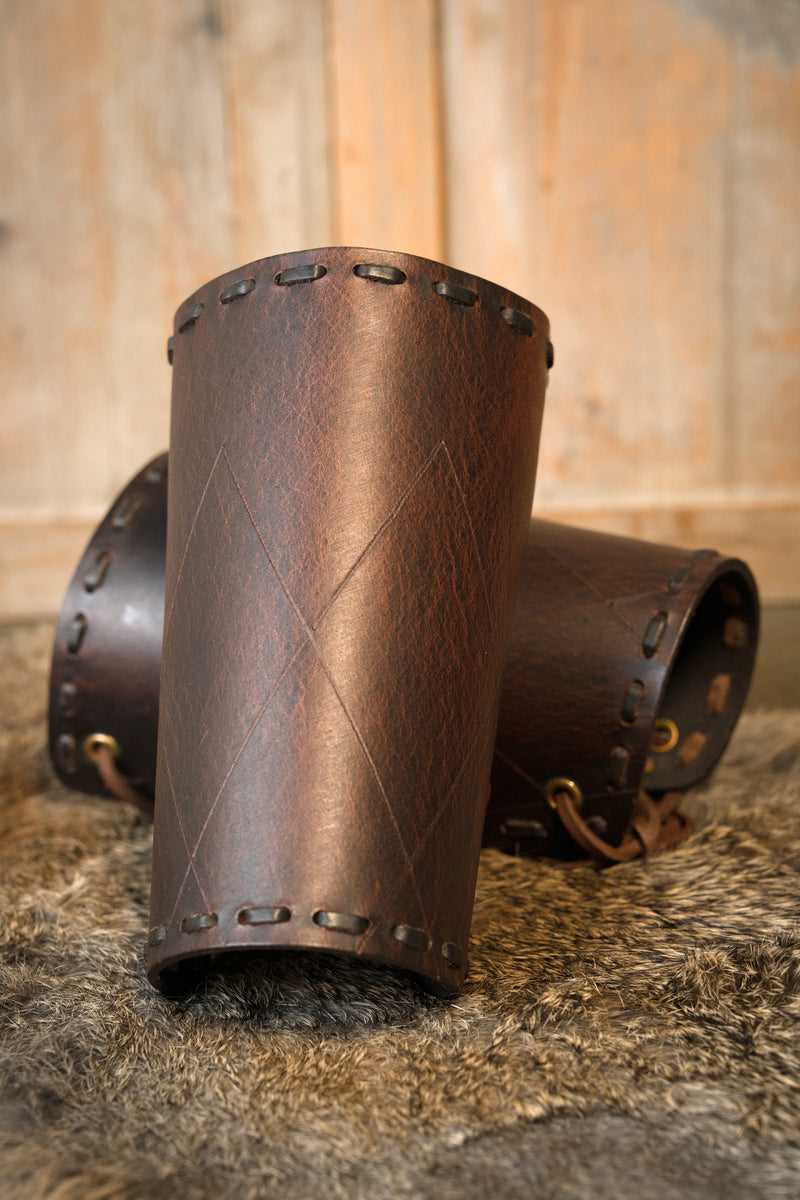 Robin læder bracers, armskinner 