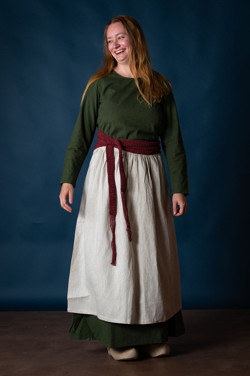 Medeltida klä Freya (grön) 