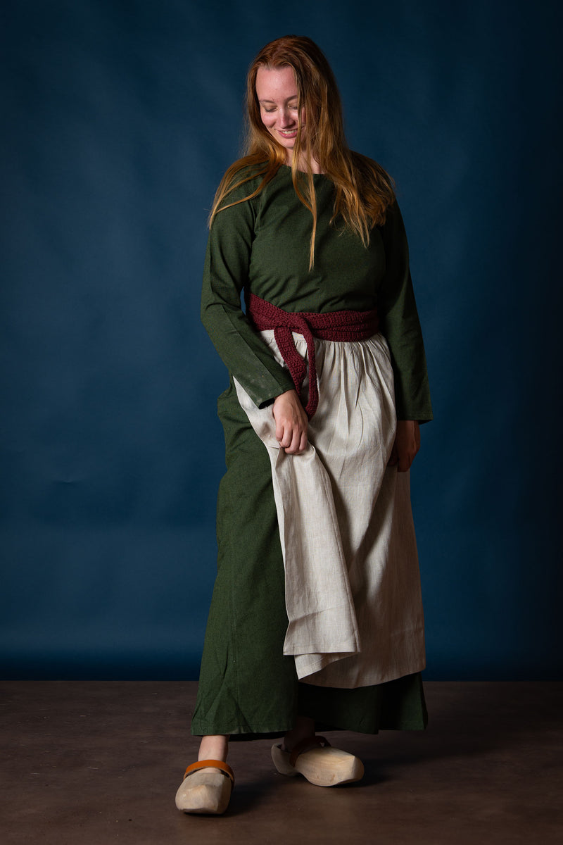 Leinen mittelalterlich Schürze, natürlich 