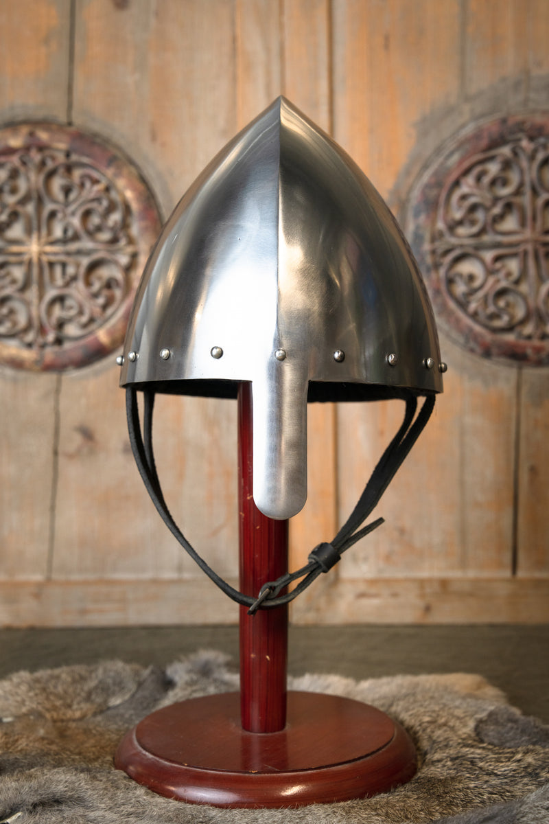 11. århundrede hjelm med næseskinne, 2 mm (battle-ready) 