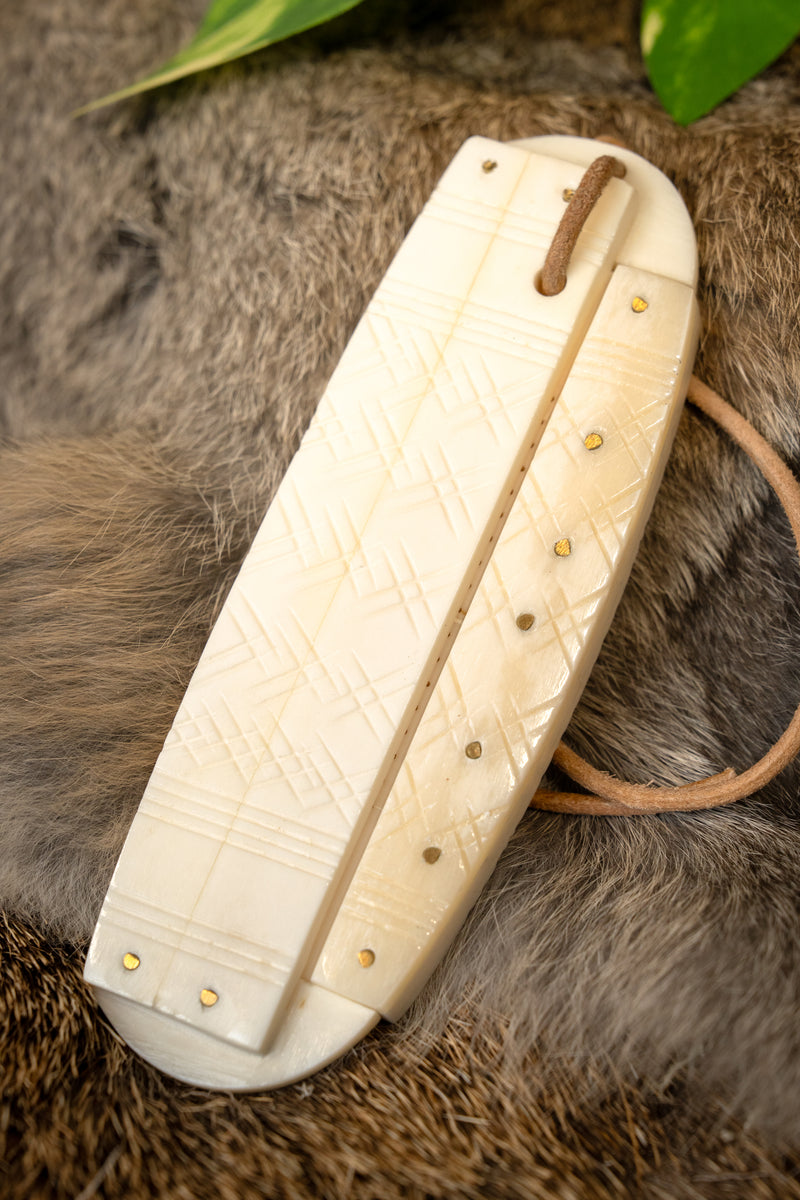 Pettine vichingo svedese con custodia protettiva 