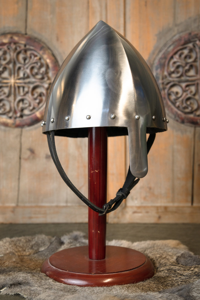 11. århundrede hjelm med næseskinne, 2 mm (battle-ready) 