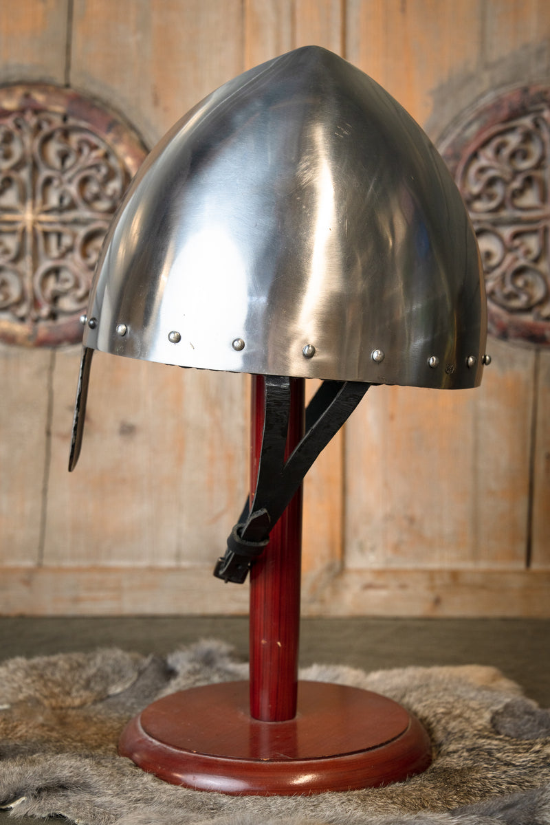 11. århundrede hjelm med næseskinne, 2 mm (battle-ready) 