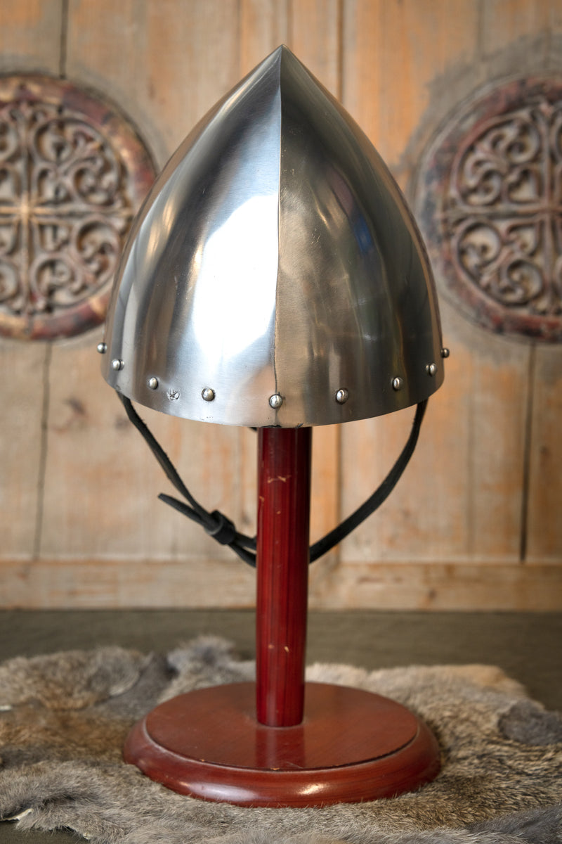 11. århundrede hjelm med næseskinne, 2 mm (battle-ready) 