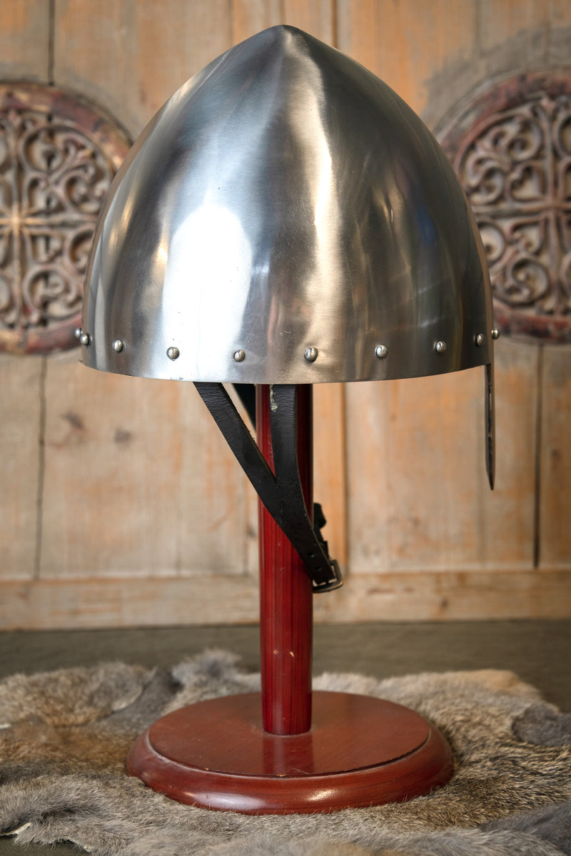 11. århundrede hjelm med næseskinne, 2 mm (battle-ready) 