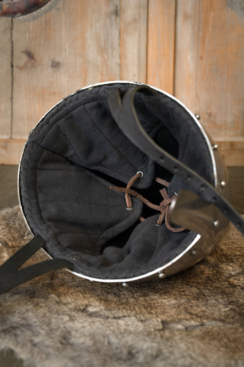 11. århundrede hjelm med næseskinne, 2 mm (battle-ready) 