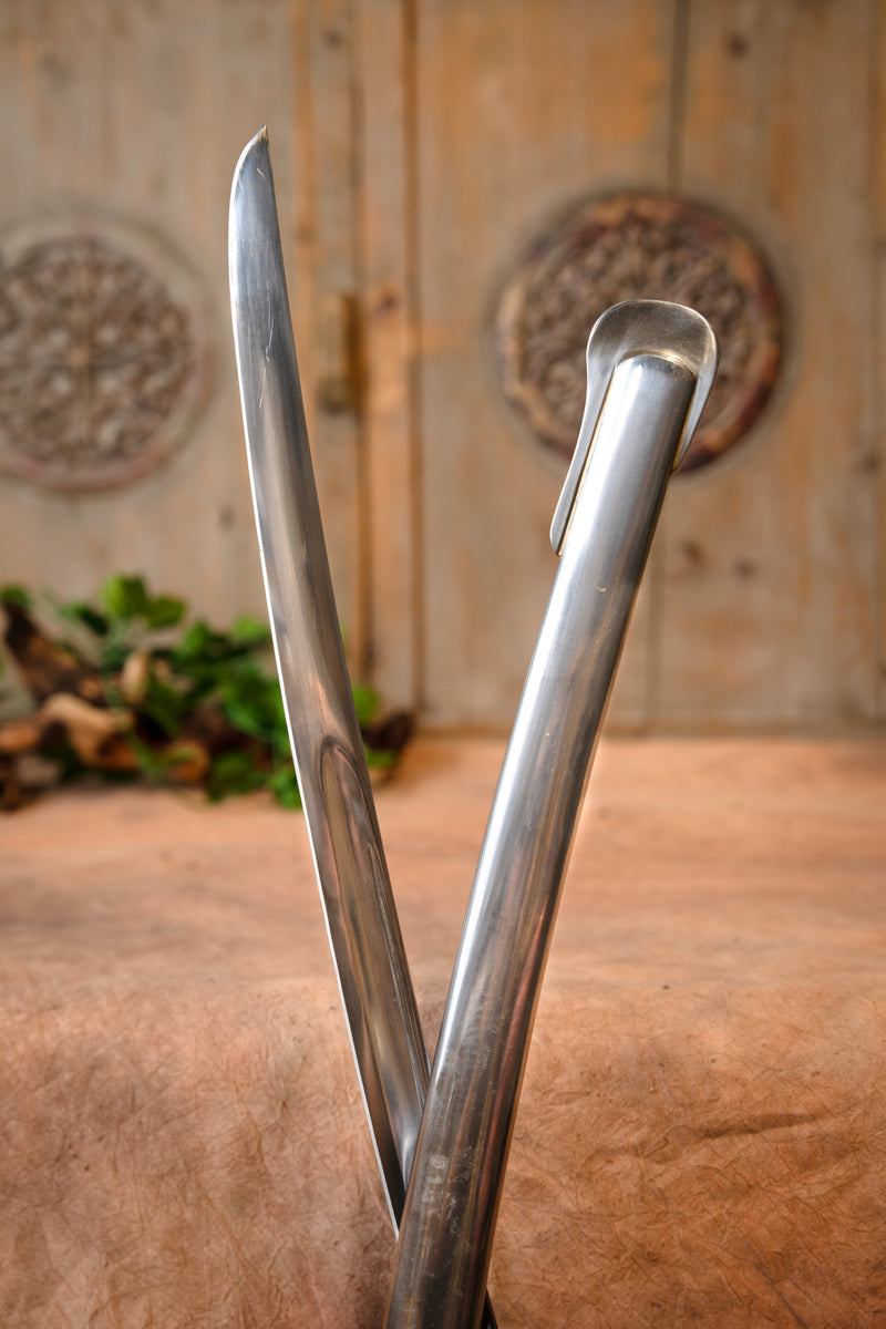 1840 US Army cavalerie sabel met schede, semi-scherp