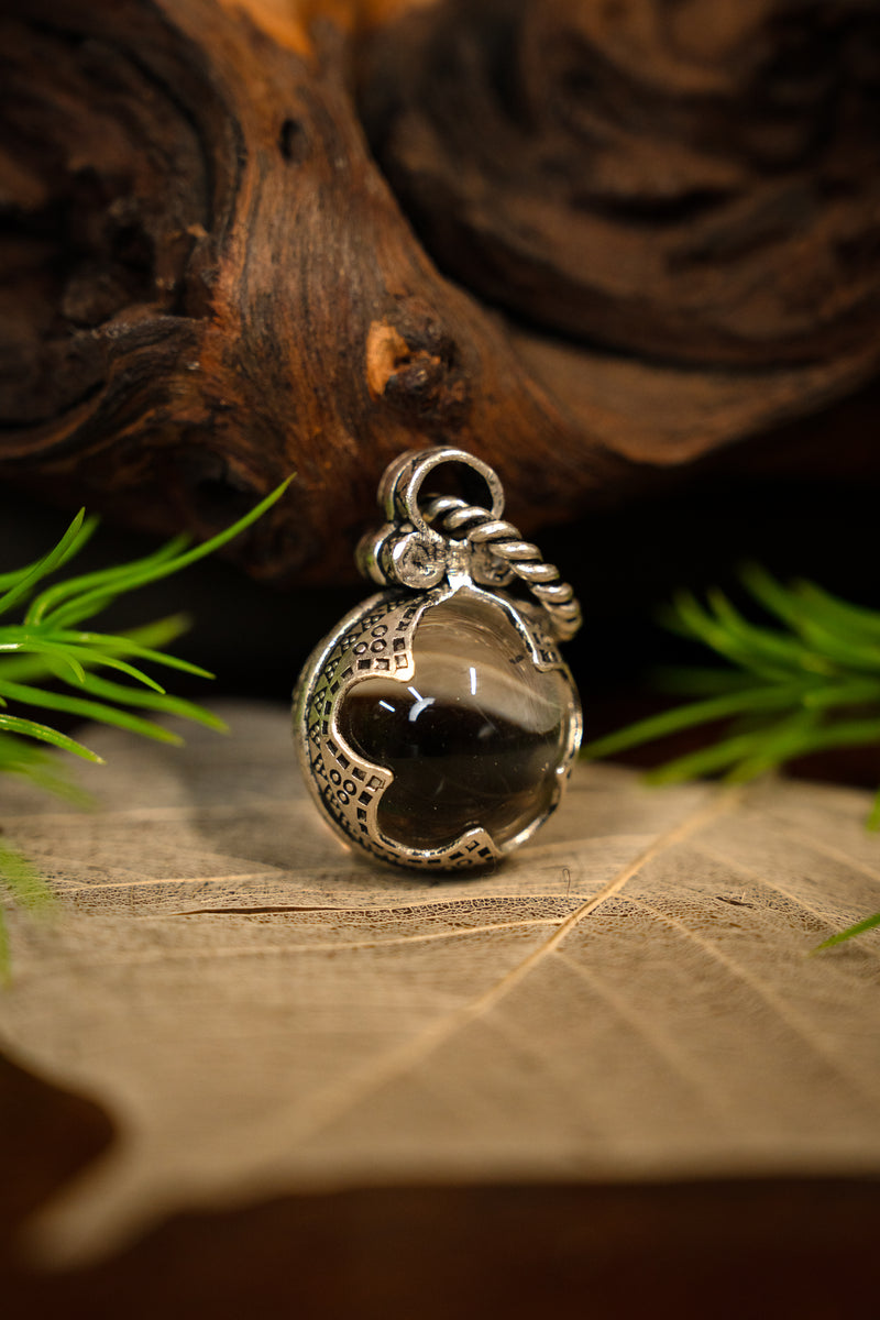 Gotland Vikingkristal S, verzilverd brons