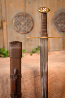 Tempeliersværd Hugo de Payens, halvskarpt 