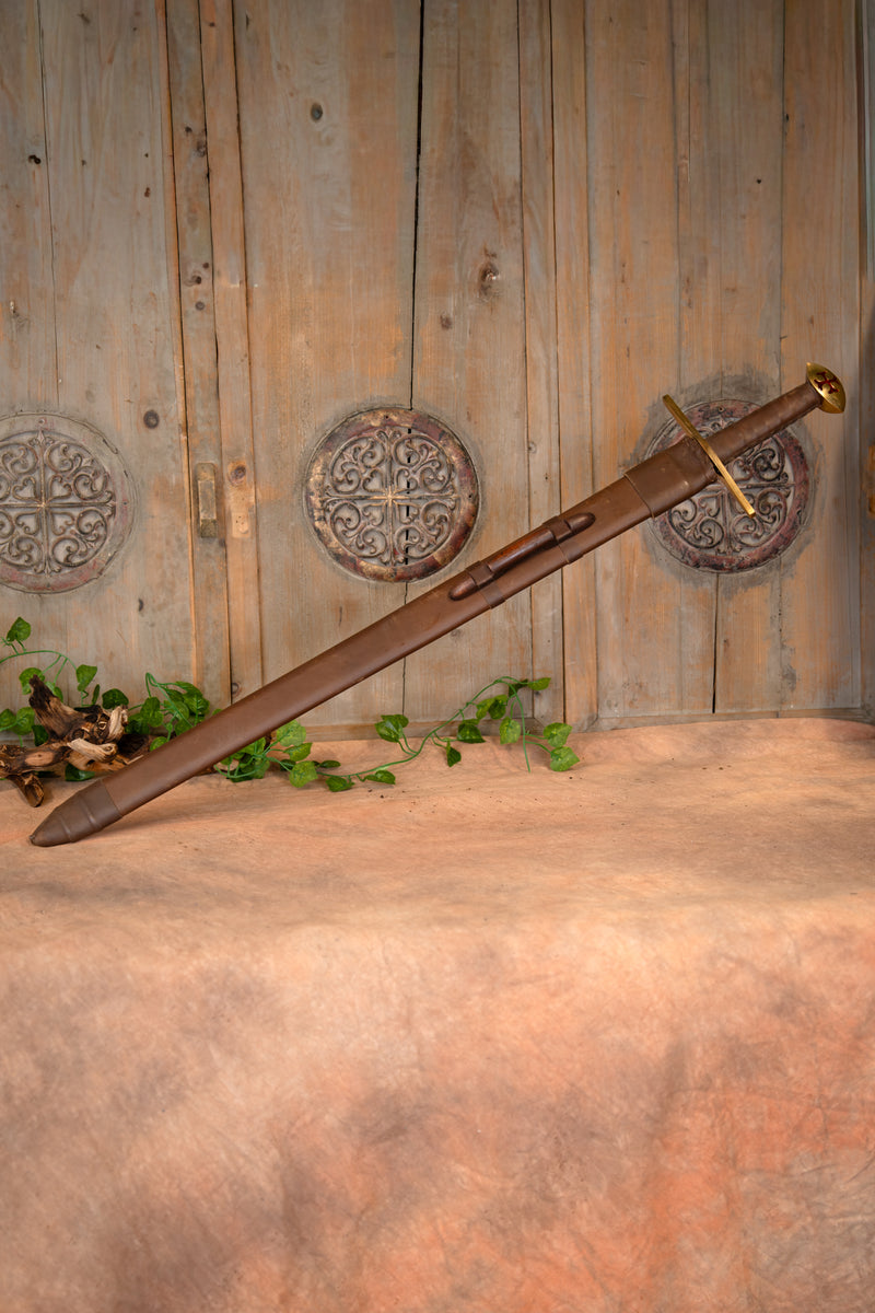 Tempeliersværd Hugo de Payens, halvskarpt 