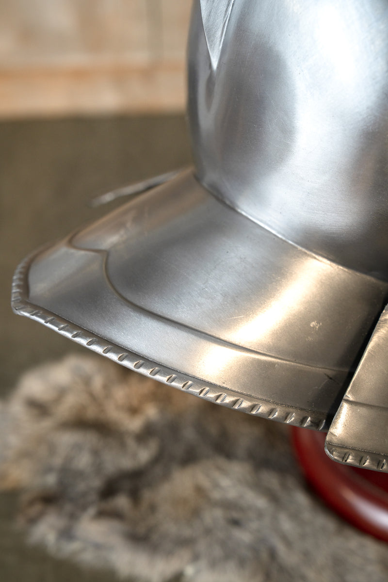 16e eeuwse Burgonet Kaspar gepolijst, 1.2 mm