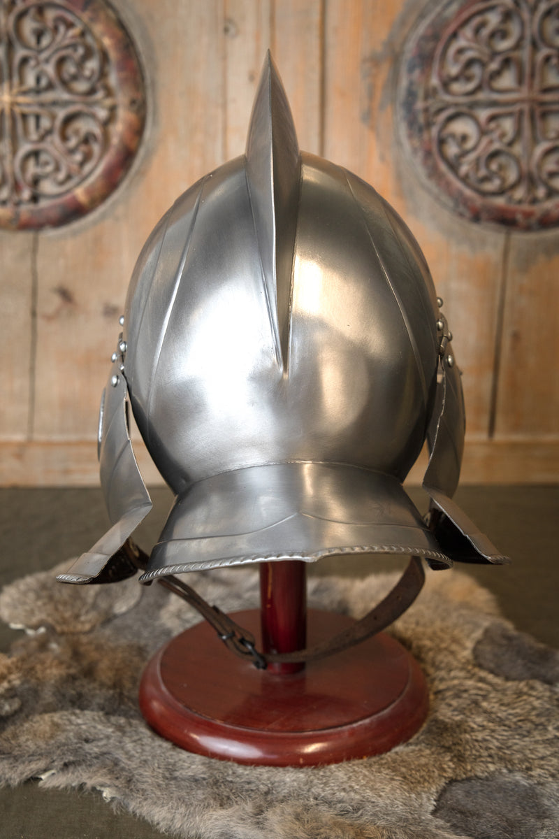 16e eeuwse Burgonet Kaspar gepolijst, 1.2 mm