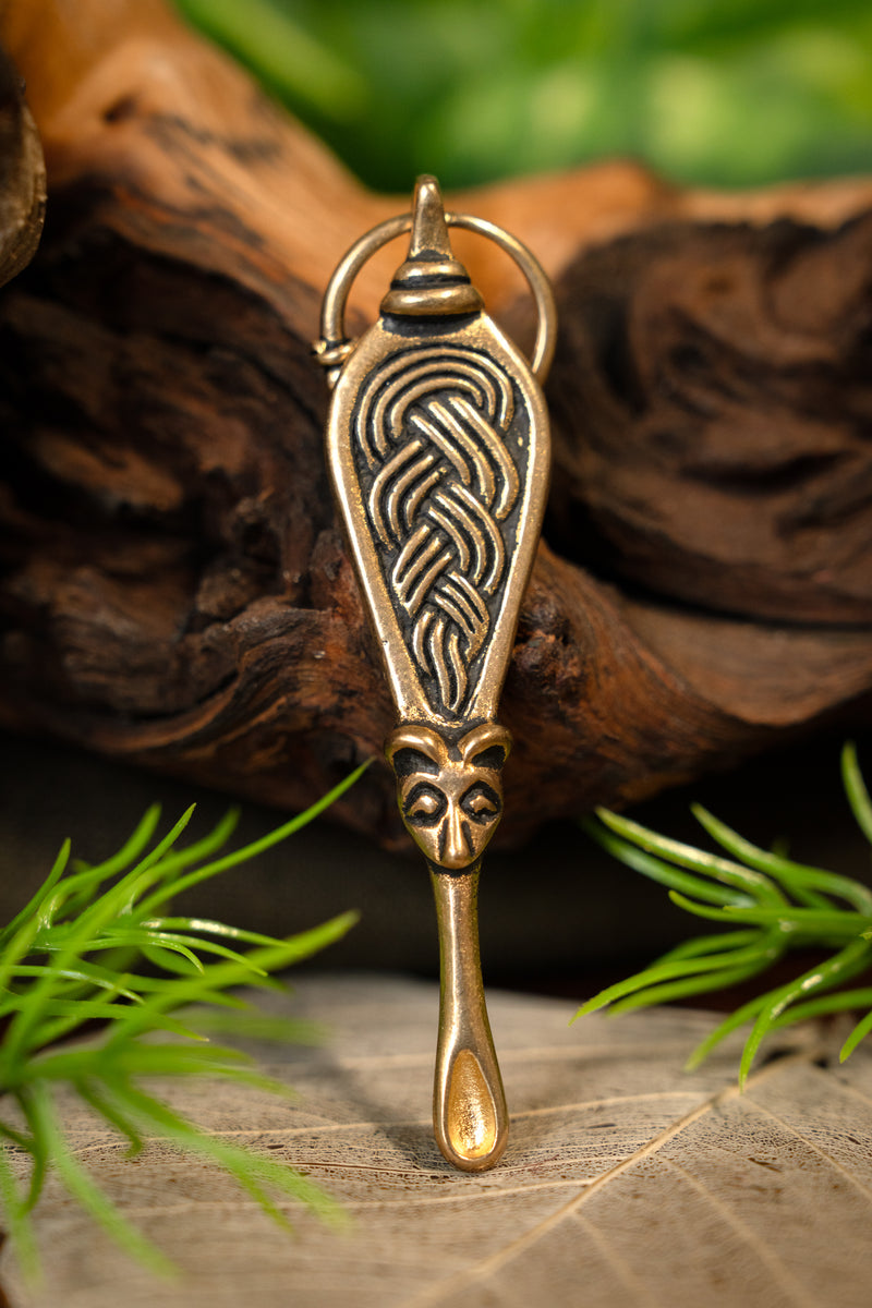 Viking öronsked Adelsö, brons 