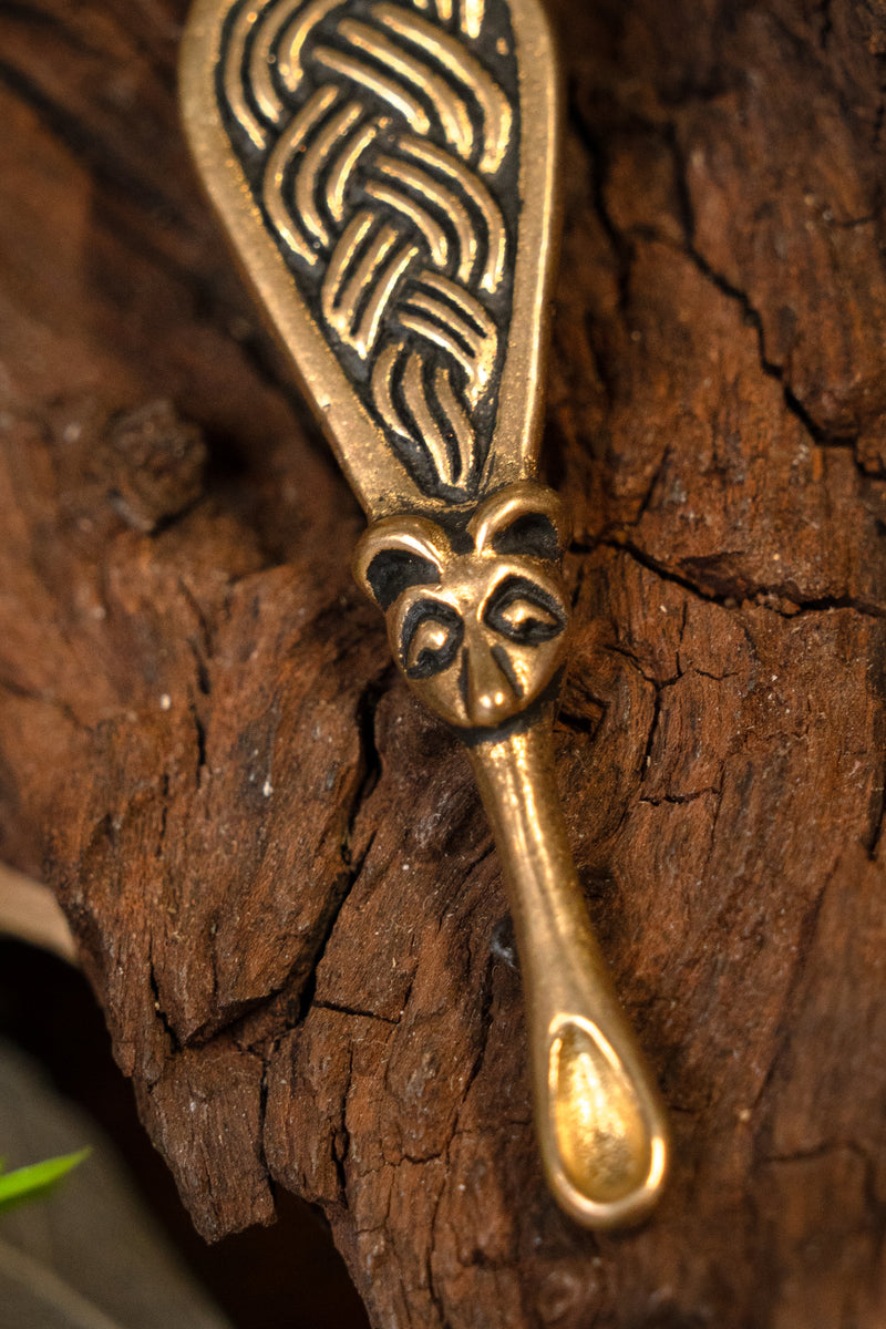 Viking öronsked Adelsö, brons 