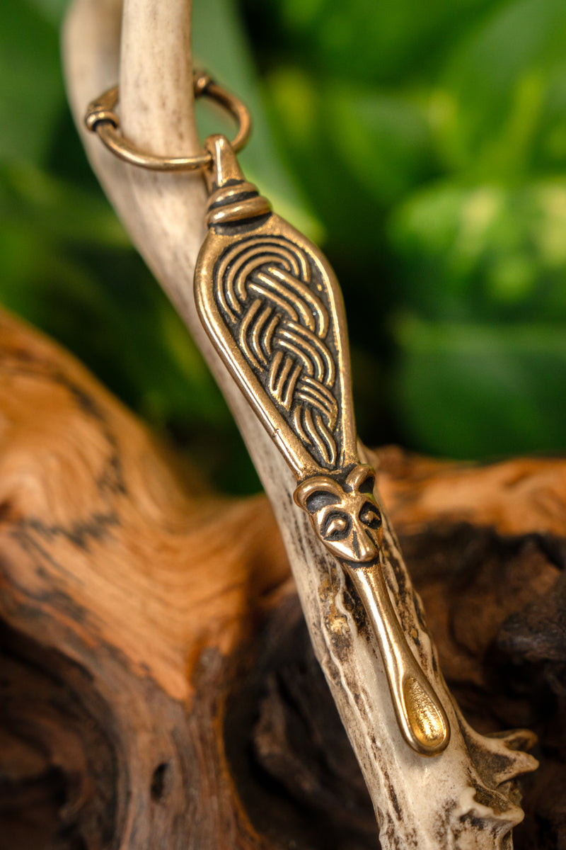 Viking öronsked Adelsö, brons 