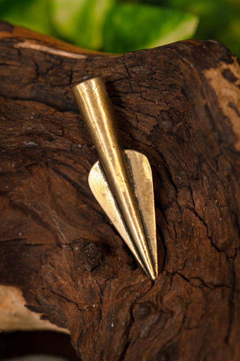 Bronstijd speerpunt sieraad, brons