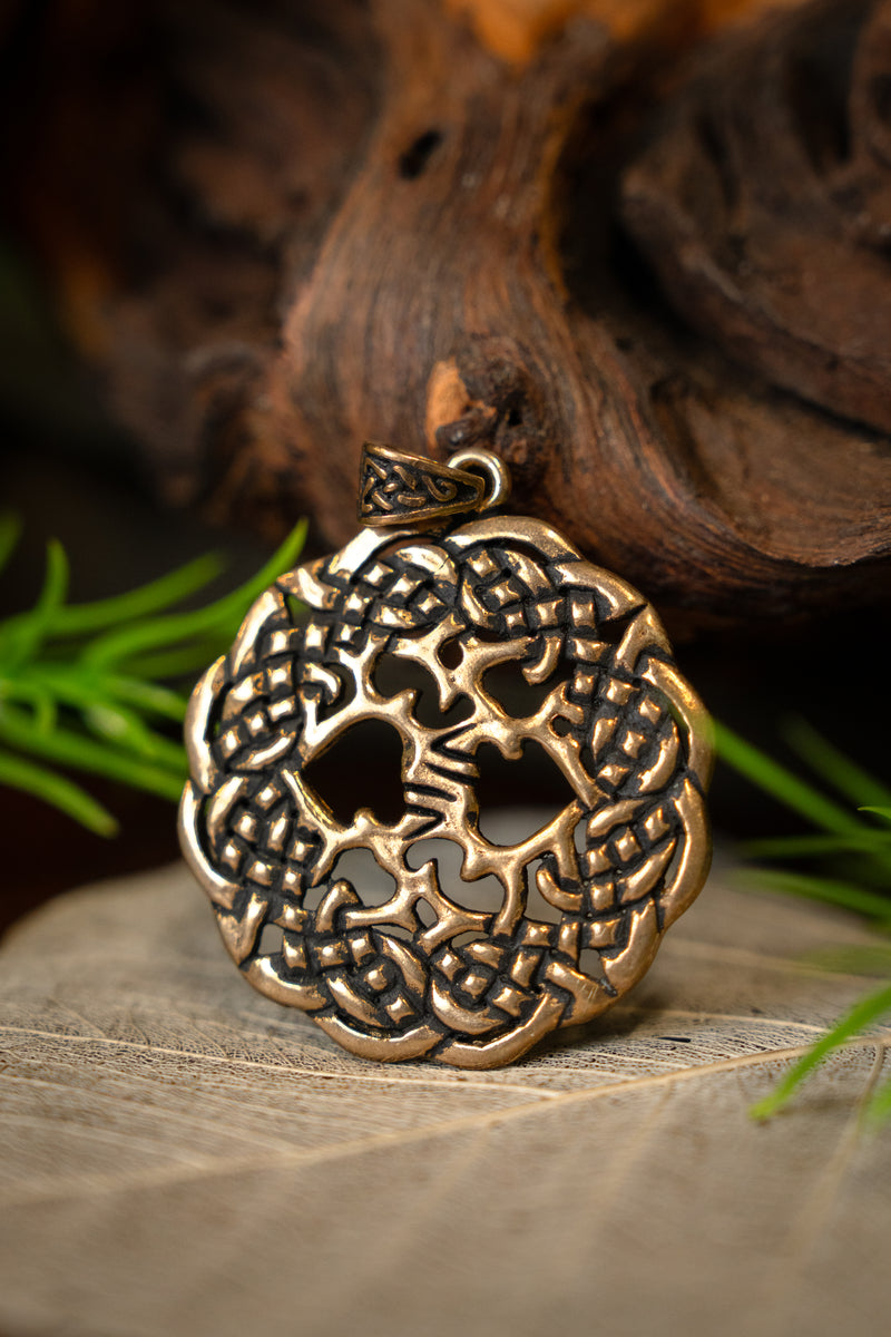 Amulet Keltisk livstræ, bronze 