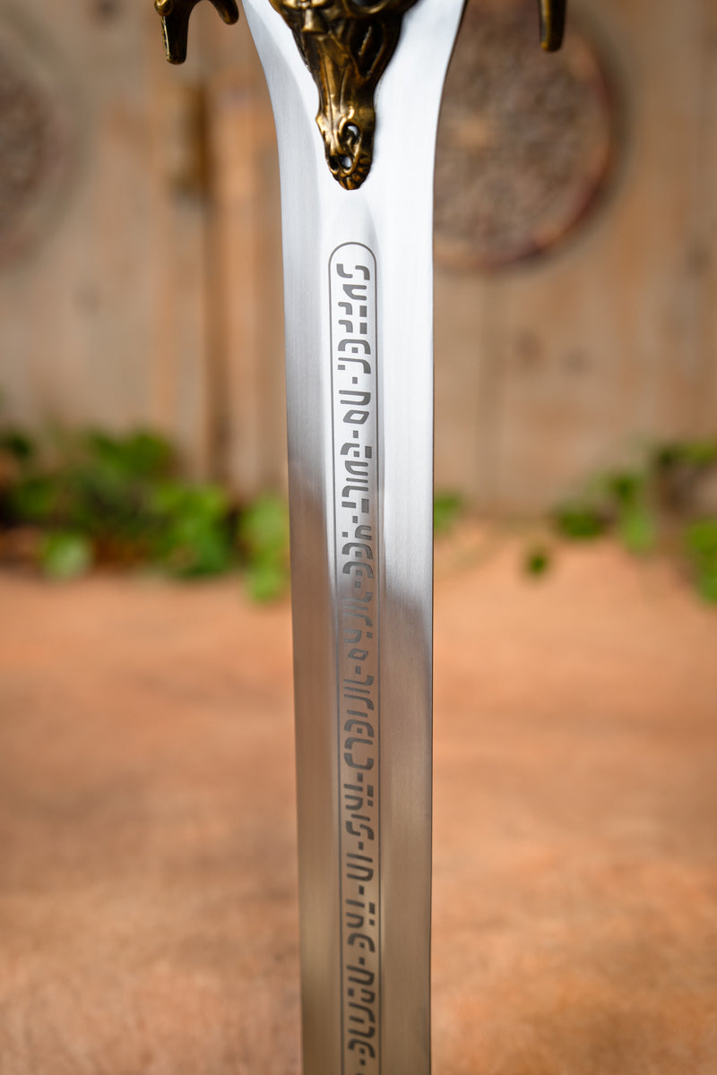 Conan Barbarian Father zwaard, semi-scherp