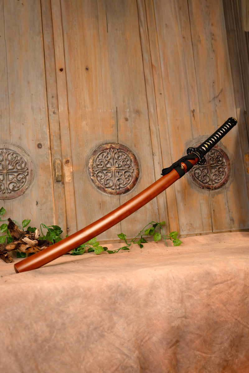 Roodhout iaito, lang, bot (battle-ready)