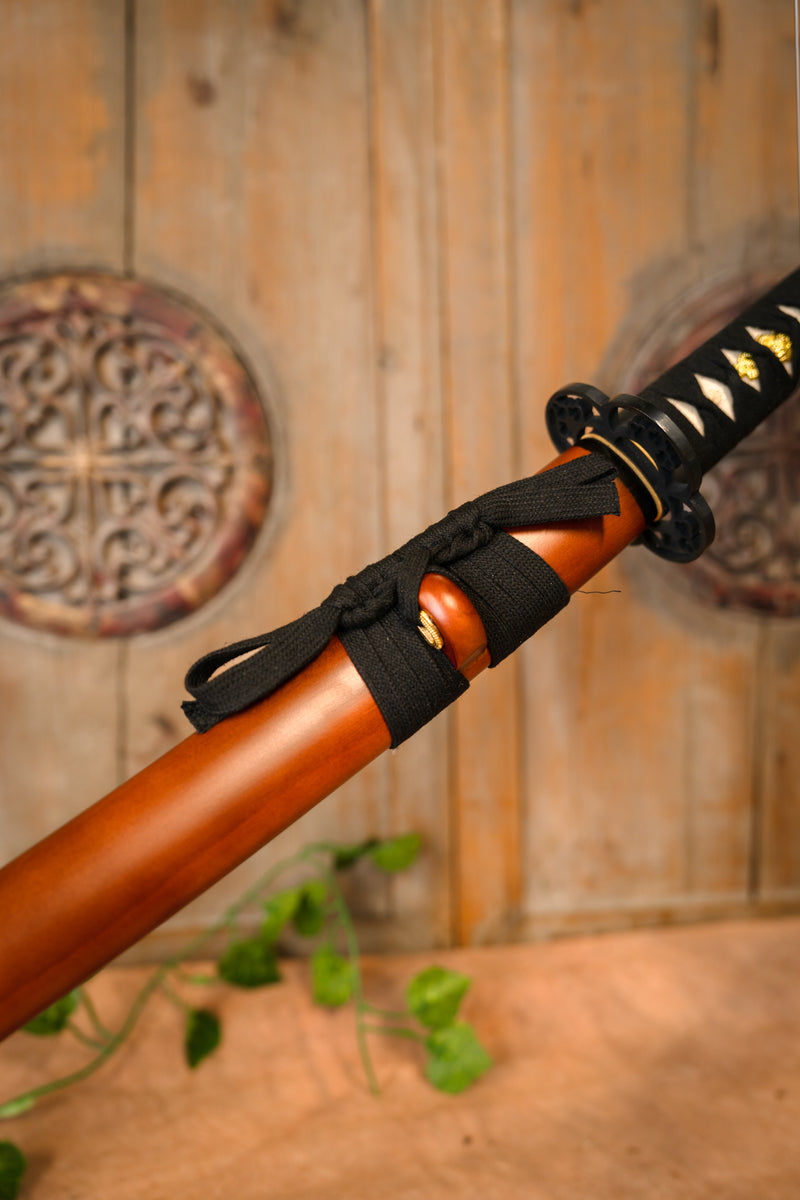 Roodhout iaito, lang, bot (battle-ready)