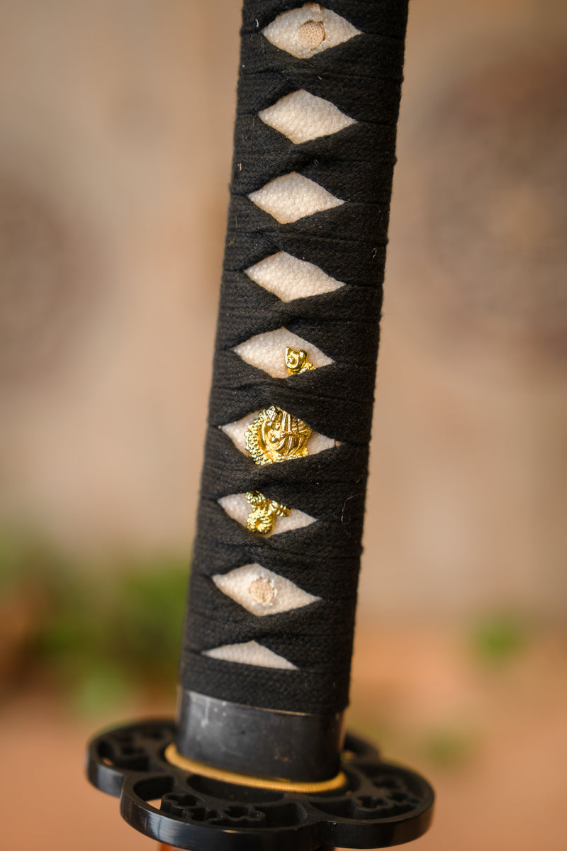 Roodhout iaito, lang, bot (battle-ready)