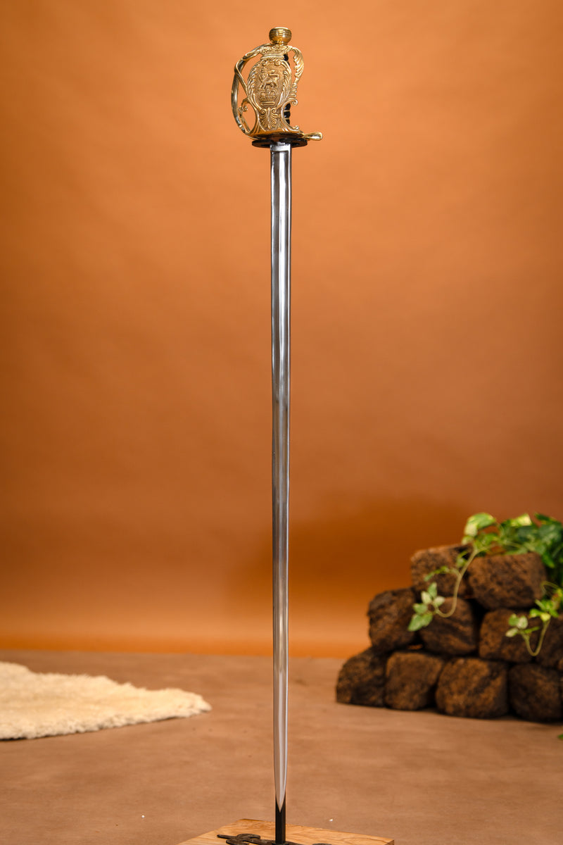 Officier de la Cavalerie Ménagère backsword, semi-affûté 