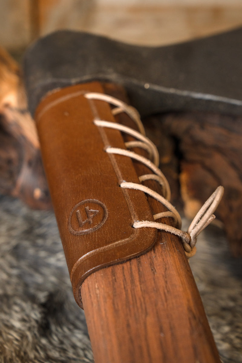 Lederbijlhoes, braun